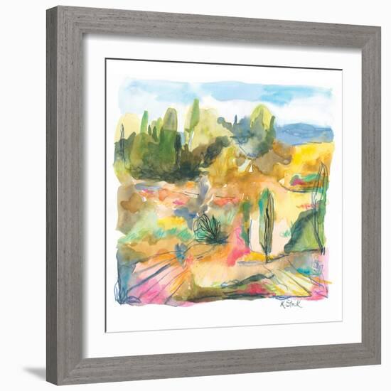 Spanish Landscape 1-Kerstin Stock-Framed Art Print