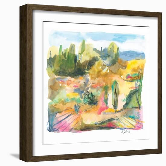 Spanish Landscape 1-Kerstin Stock-Framed Art Print