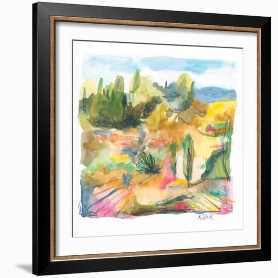 Spanish Landscape 1-Kerstin Stock-Framed Art Print