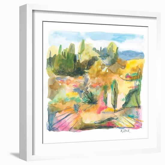 Spanish Landscape 1-Kerstin Stock-Framed Art Print