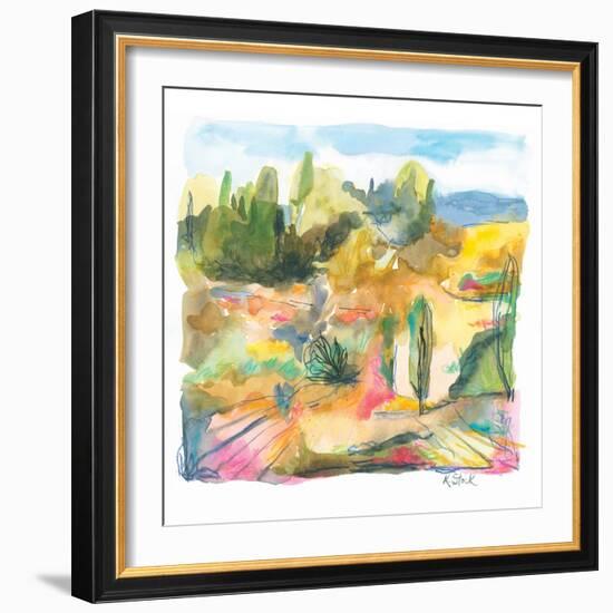 Spanish Landscape 1-Kerstin Stock-Framed Art Print