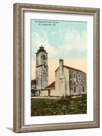 Spanish Lighthouse, St. Augustine, Florida-null-Framed Premium Giclee Print