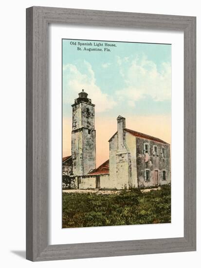 Spanish Lighthouse, St. Augustine, Florida-null-Framed Premium Giclee Print