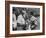 Spanish Matador Antonio Ordonez with Friend, Author Ernest Hemingway in Arena Before Bullfight-Loomis Dean-Framed Premium Photographic Print