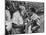 Spanish Matador Antonio Ordonez with Friend, Author Ernest Hemingway in Arena Before Bullfight-Loomis Dean-Mounted Premium Photographic Print