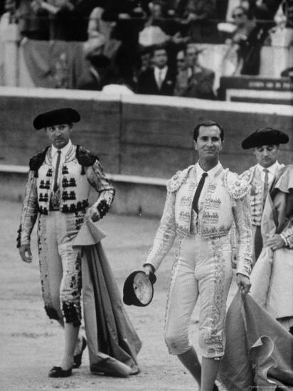 Spanish Matador Luis Miguel Dominguin During The Paseo Of The Matadors At Beginning Of Bullfight Premium Photographic Print Loomis Dean Art Com