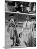 Spanish Matador Luis Miguel Dominguin During the Paseo of the Matadors at Beginning of Bullfight-Loomis Dean-Mounted Premium Photographic Print