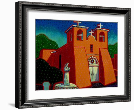 Spanish Mission-John Newcomb-Framed Giclee Print