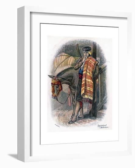 Spanish Muleteer, 1809-W Dickes-Framed Giclee Print