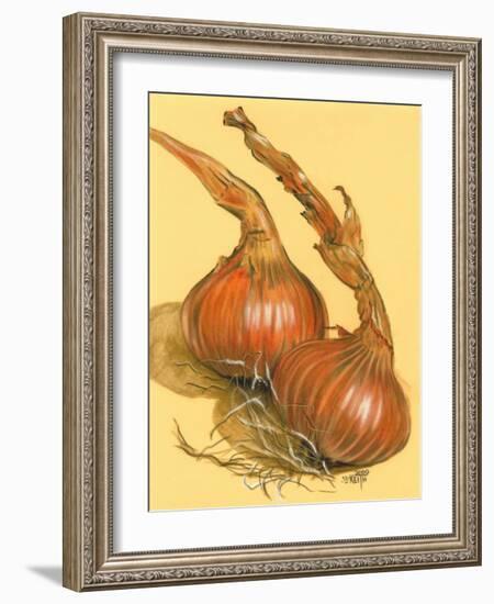 Spanish Onions-Barbara Keith-Framed Giclee Print