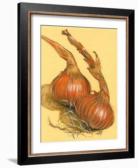 Spanish Onions-Barbara Keith-Framed Giclee Print