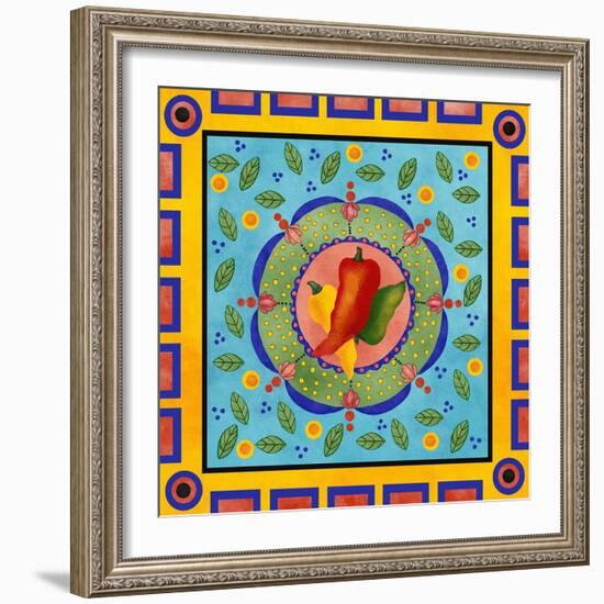 Spanish Peppers I-Jade Reynolds-Framed Art Print