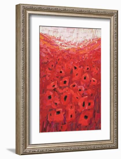 Spanish Poppies II-null-Framed Art Print