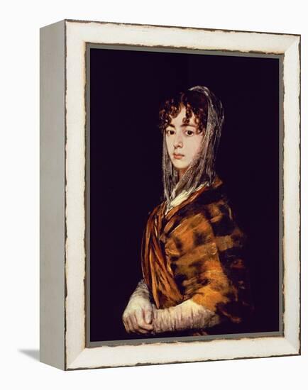 Spanish School. Señora Sabasa Garcia-Francisco de Goya-Framed Premier Image Canvas