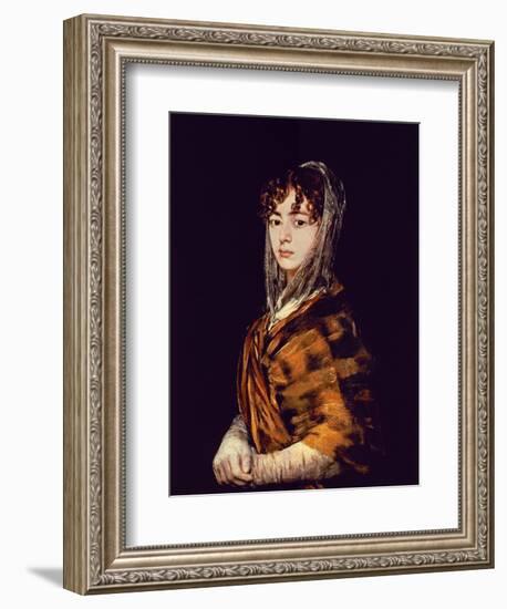 Spanish School. Señora Sabasa Garcia-Francisco de Goya-Framed Giclee Print