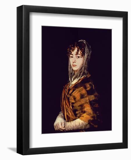 Spanish School. Señora Sabasa Garcia-Francisco de Goya-Framed Giclee Print