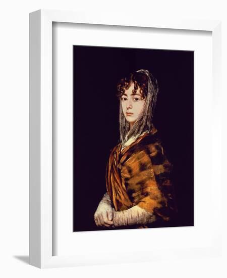 Spanish School. Señora Sabasa Garcia-Francisco de Goya-Framed Giclee Print