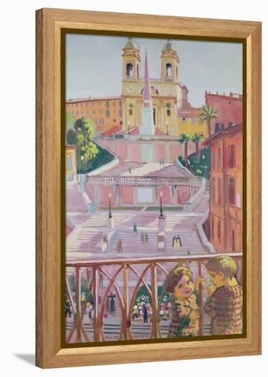 Spanish Steps and the Trinita dei Monti Church, Rome, 1928-Maurice Denis-Framed Premier Image Canvas