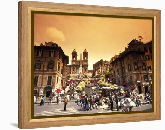 Spanish Steps in Rome, Italy-Bill Bachmann-Framed Premier Image Canvas