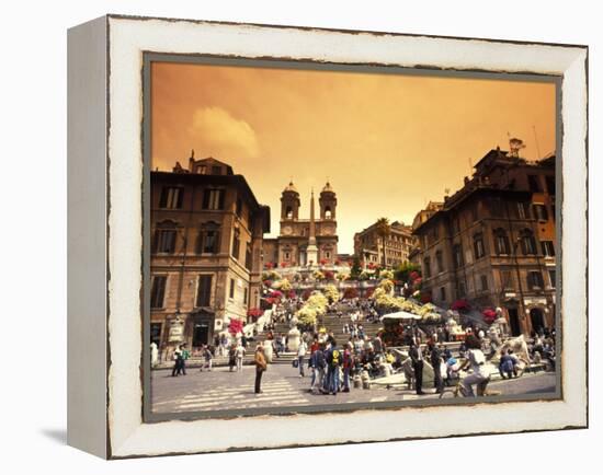 Spanish Steps in Rome, Italy-Bill Bachmann-Framed Premier Image Canvas
