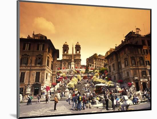 Spanish Steps in Rome, Italy-Bill Bachmann-Mounted Photographic Print