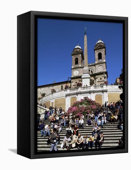 Spanish Steps, Rome, Lazio, Italy-John Miller-Framed Premier Image Canvas