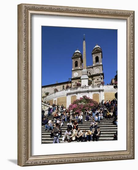 Spanish Steps, Rome, Lazio, Italy-John Miller-Framed Photographic Print