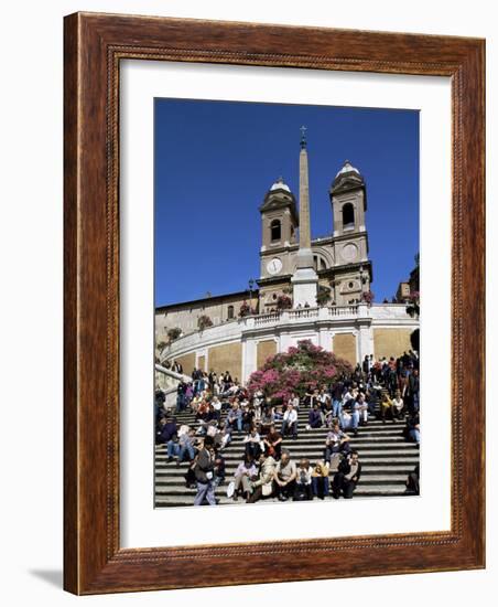 Spanish Steps, Rome, Lazio, Italy-John Miller-Framed Photographic Print