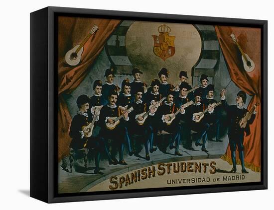 Spanish Students, University of Madrid'-American School-Framed Premier Image Canvas