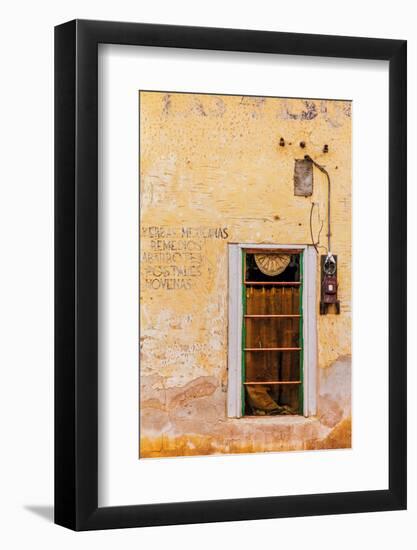 Spanish Style Doorways in the Barrio Viejo District of Tucson, Arizona, Usa-Chuck Haney-Framed Photographic Print