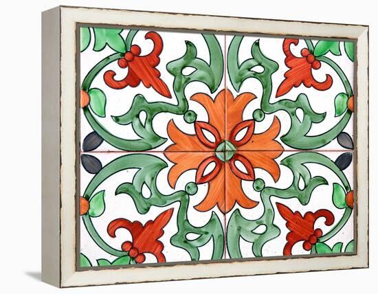 Spanish Tiles I-Jairo Rodriguez-Framed Premier Image Canvas