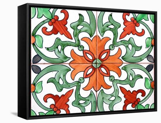 Spanish Tiles I-Jairo Rodriguez-Framed Premier Image Canvas