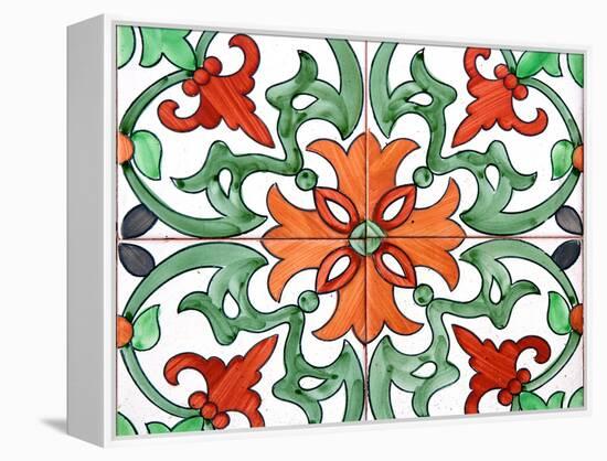 Spanish Tiles I-Jairo Rodriguez-Framed Premier Image Canvas