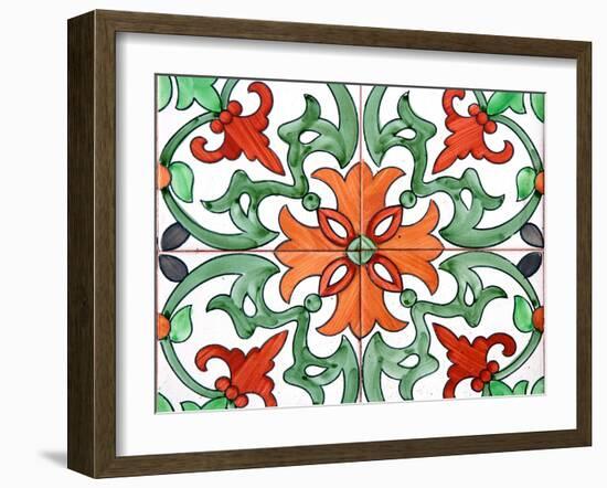 Spanish Tiles I-Jairo Rodriguez-Framed Photographic Print