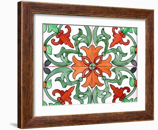 Spanish Tiles I-Jairo Rodriguez-Framed Photographic Print