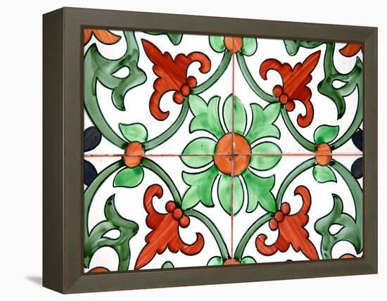 Spanish Tiles II-Jairo Rodriguez-Framed Premier Image Canvas