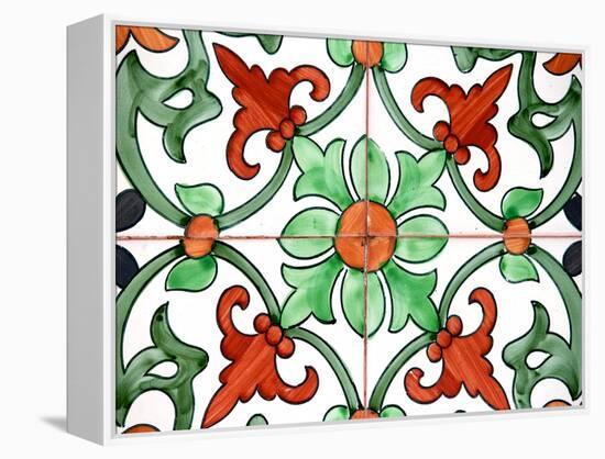 Spanish Tiles II-Jairo Rodriguez-Framed Premier Image Canvas