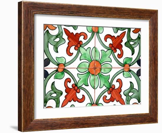 Spanish Tiles II-Jairo Rodriguez-Framed Photographic Print