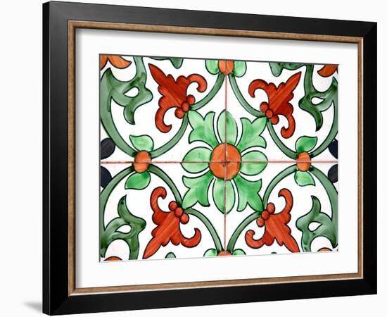 Spanish Tiles II-Jairo Rodriguez-Framed Photographic Print