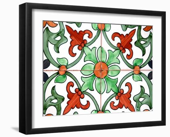 Spanish Tiles II-Jairo Rodriguez-Framed Photographic Print