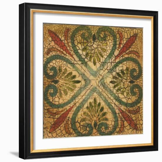 Spanish Tiles VI-Liz Jardine-Framed Art Print