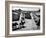 Spanish Village Showing Rows of Crude Stone and Adobe Houses-W^ Eugene Smith-Framed Photographic Print