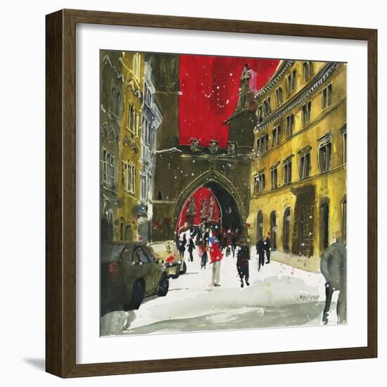 Spanning the Centuries, Prague-Susan Brown-Framed Giclee Print