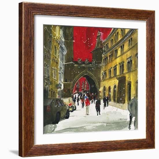 Spanning the Centuries, Prague-Susan Brown-Framed Giclee Print