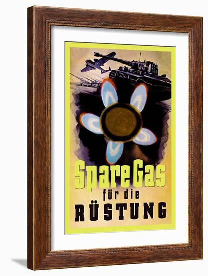 Spare Gas-null-Framed Art Print