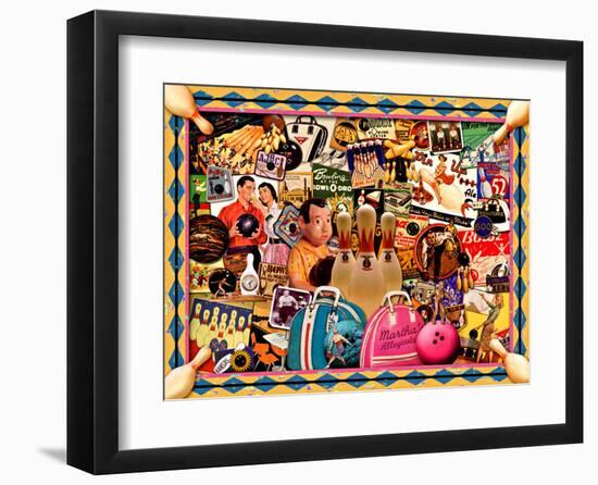 Spare Time Bowling-Kate Ward Thacker-Framed Giclee Print