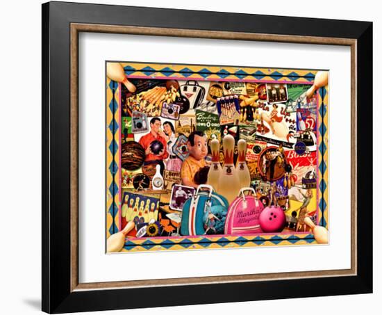 Spare Time Bowling-Kate Ward Thacker-Framed Giclee Print