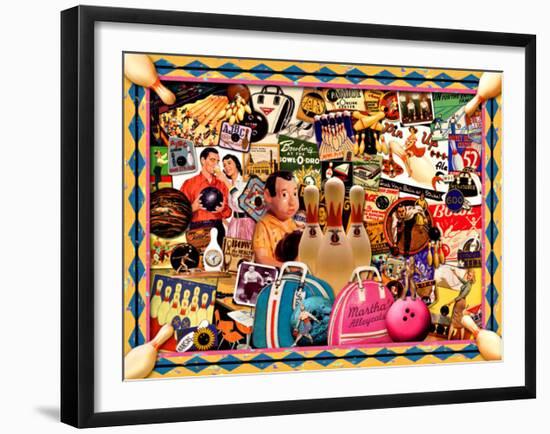 Spare Time Bowling-Kate Ward Thacker-Framed Giclee Print