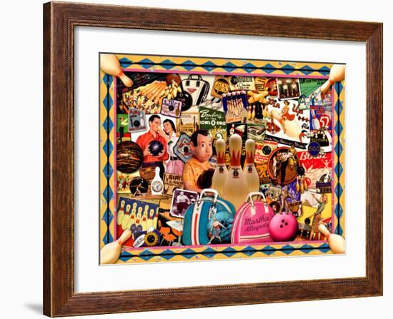 Spare Time Bowling-Kate Ward Thacker-Framed Giclee Print