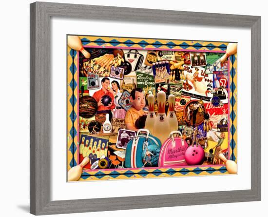 Spare Time Bowling-Kate Ward Thacker-Framed Giclee Print